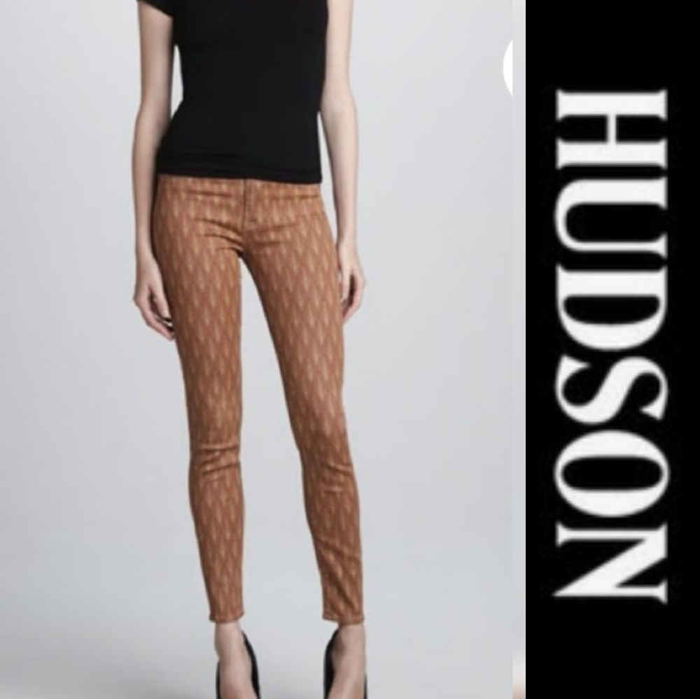 Hudson Nico MID-RISE Super-Skinny ART Nouveau Jeans